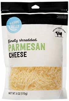 Happy Belly Shredded Parmesan Cheese