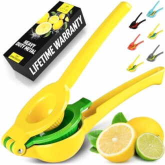 Zulay Kitchen Metal 2-in-1 Lemon Squeezer