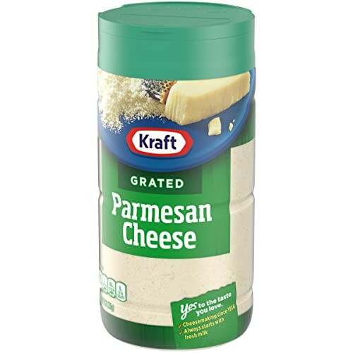 Kraft grated Parmesan cheese container