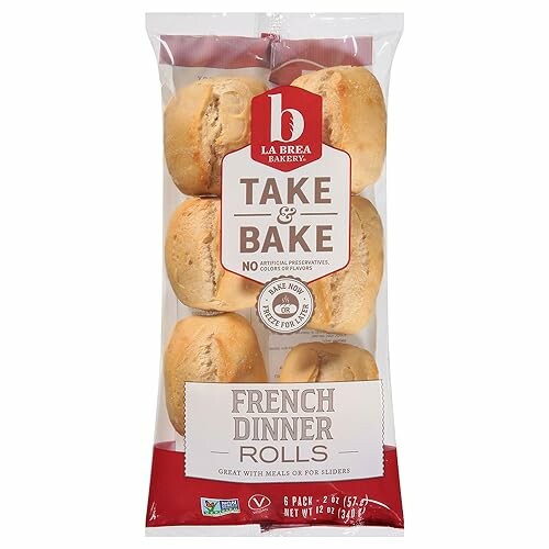 La Brea Take and Bake French Dinner Rolls package