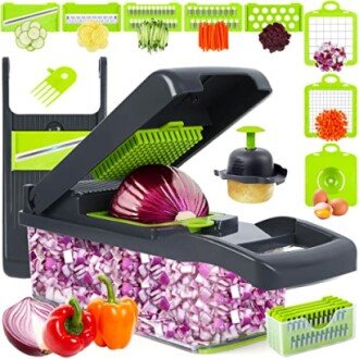 RAIQEE 10 in 1 Vegetable Chopper