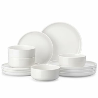 MALACASA Plates and Bowls Sets